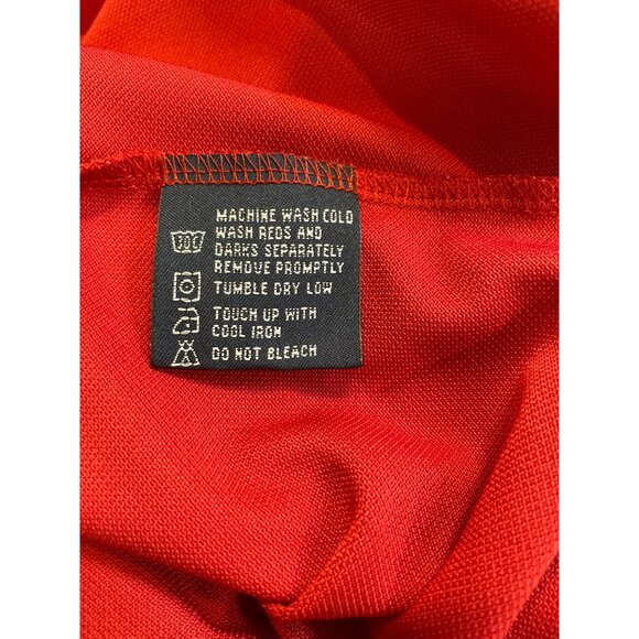 Pebble Beach Mens SIze XL Red Short Sleeve Dri Fit Polo Shirt - Picture 8 of 8